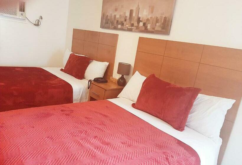 Номер Стандарт 2 Двуспальные Кровати, Auberge Motel La Référence