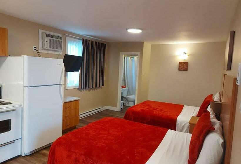 Номер Стандарт 2 Двуспальные Кровати, Auberge Motel La Référence