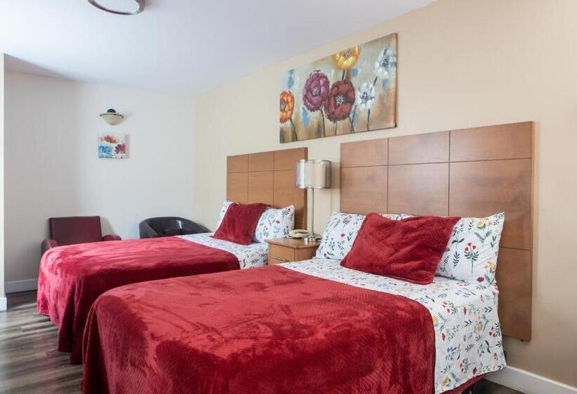 Номер Стандарт 2 Двуспальные Кровати, Auberge Motel La Référence