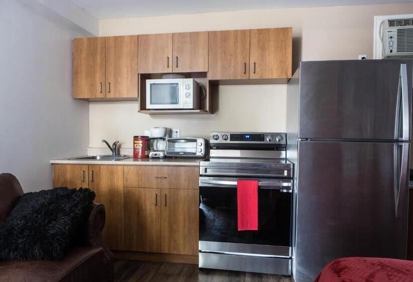 Номер Стандарт 2 Двуспальные Кровати, Auberge Motel La Référence