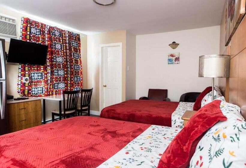 ２ダブルベッドのスタンダードルーム, Auberge Motel La Référence