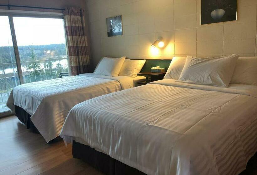 חדר דלוקס עם מרפסת נוף לים, Holiday House Motel