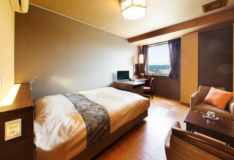 ダブルベッドのベーシックルーム, Asahiro