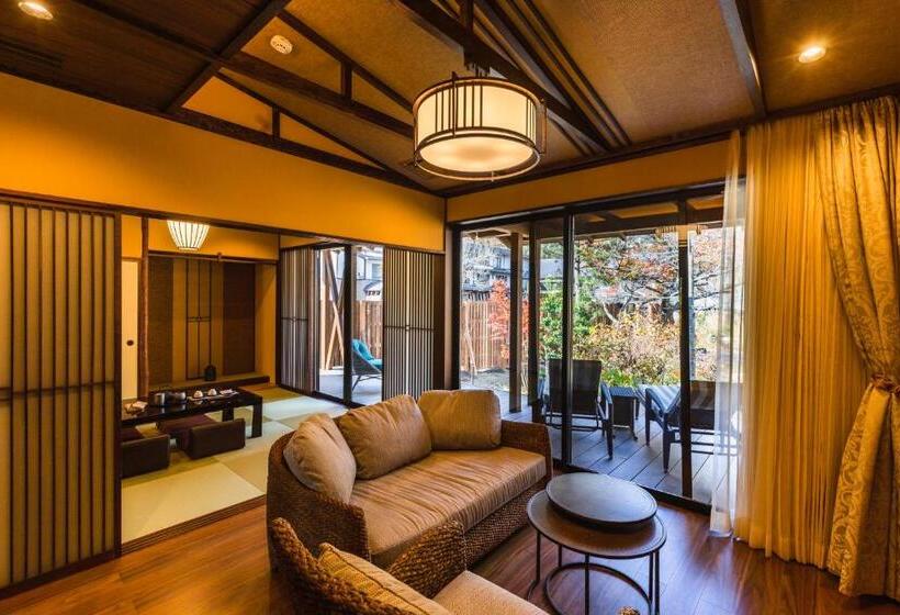 Вилла 1 Спальня Вид на Сад, Tsuta Onsen Ryokan
