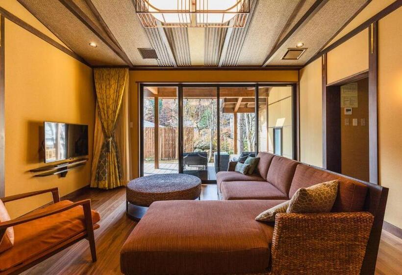 1침실 빌라 정원 전망, Tsuta Onsen Ryokan