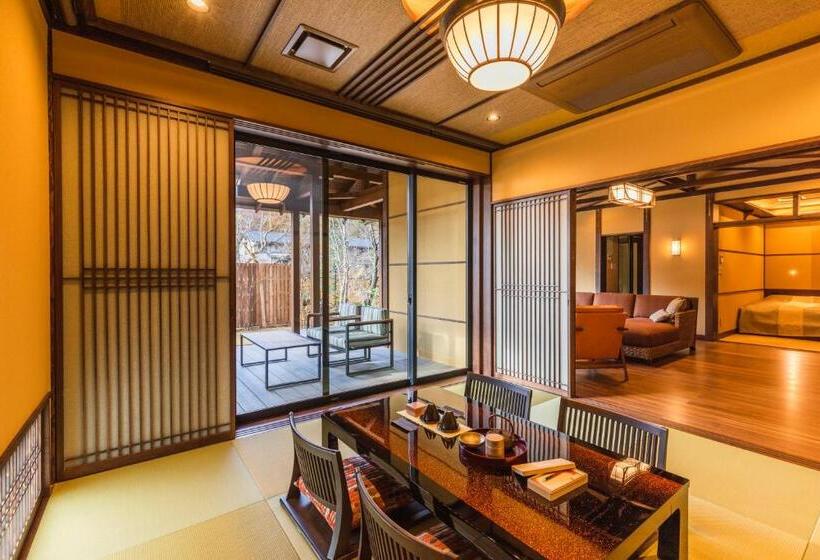 Вилла 1 Спальня Вид на Сад, Tsuta Onsen Ryokan