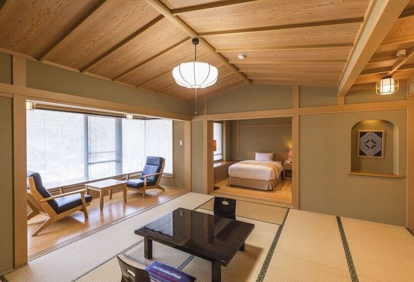 프리미엄 4인룸, Tsuta Onsen Ryokan