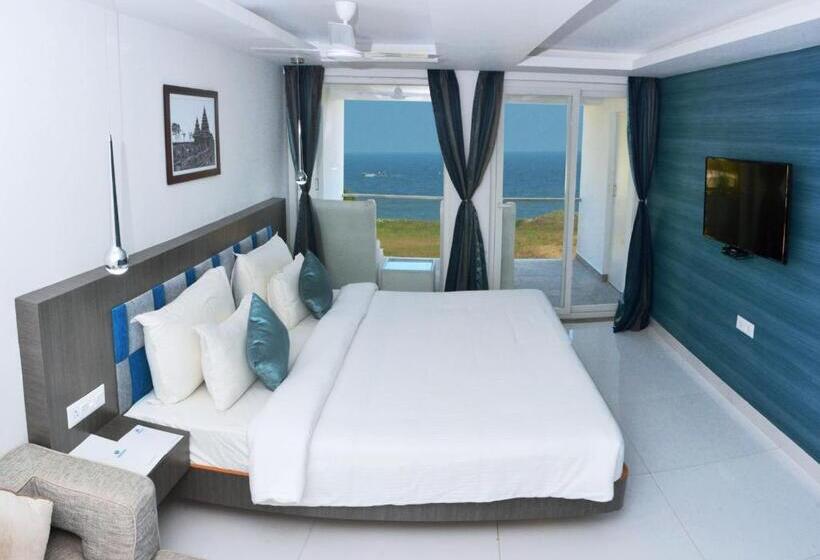חדר סטנדרט נוף לים עם מרפסת, Grande Bay Resort And Spa Mamallapuram