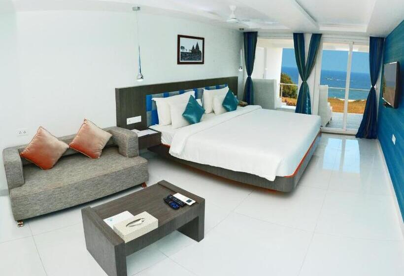 חדר סטנדרט נוף לים עם מרפסת, Grande Bay Resort And Spa Mamallapuram