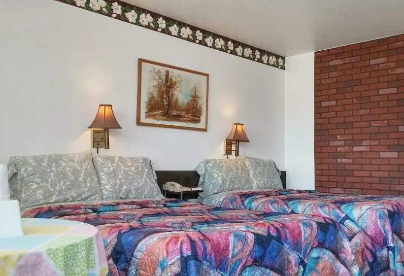 ２ダブルベッドのスタンダードルーム, American Inn Motel Canon City