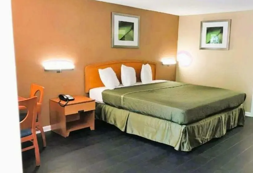 キングサイズベッドのデラックスルーム, OYO Hotel Tallahassee Downtown