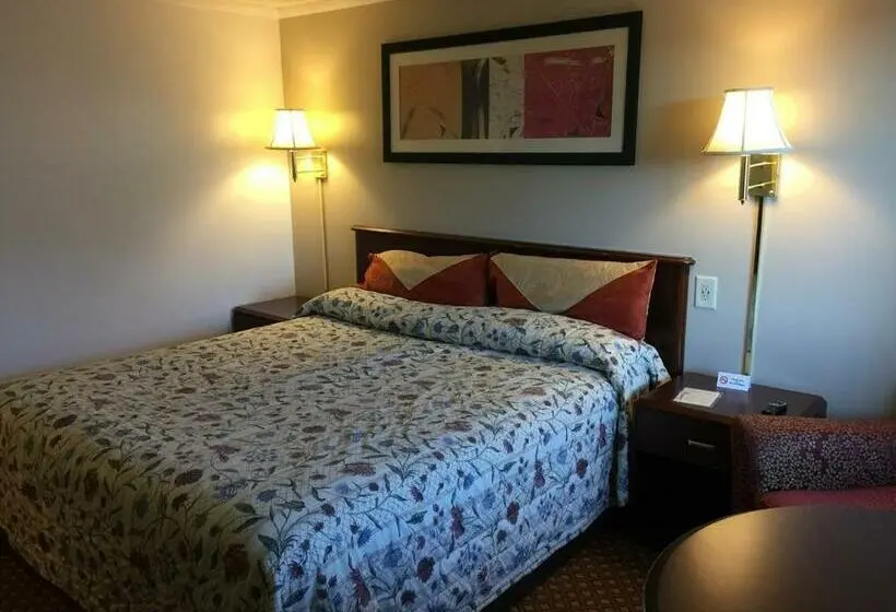 キングサイズベッドのスタンダードルーム, Economy Inn Bloomington