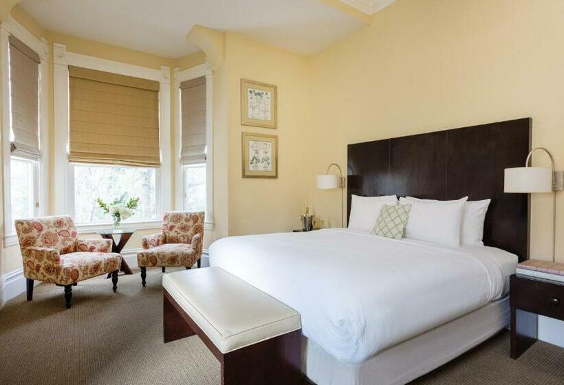 디럭스 룸 킹사이즈 침대, Healdsburg Inn On The Plaza, A Four Sisters Inn