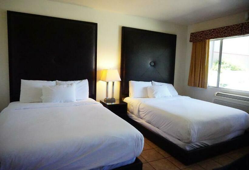 غرفه قياسيه سريرين مزدوجين, Casa Bella Inn Downtown La