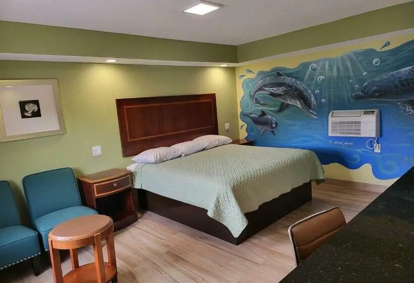 Standard-huone King-vuode, Travel Inn Of Riviera Beach