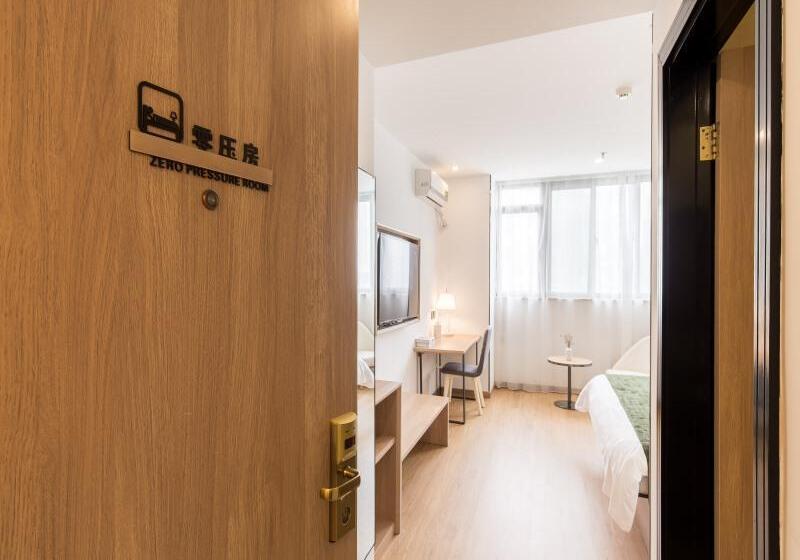 비즈니스룸, Greentree Inn Shanghai Zhoupu Town Xiupu Road Business