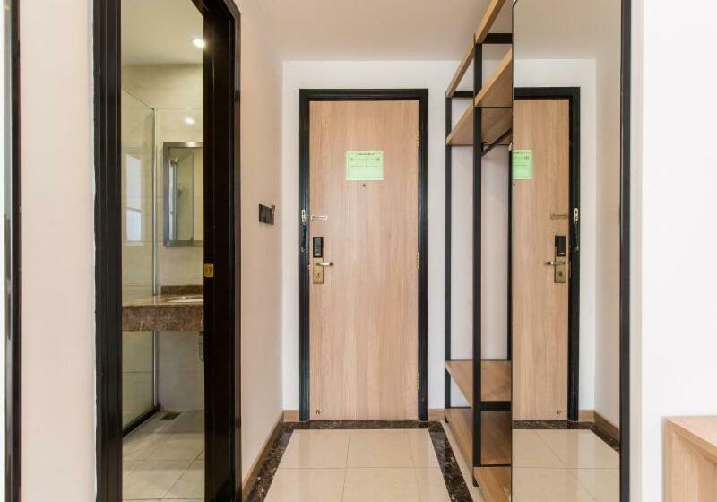 디럭스 룸, Greentree Inn Shanghai Zhoupu Town Xiupu Road Business