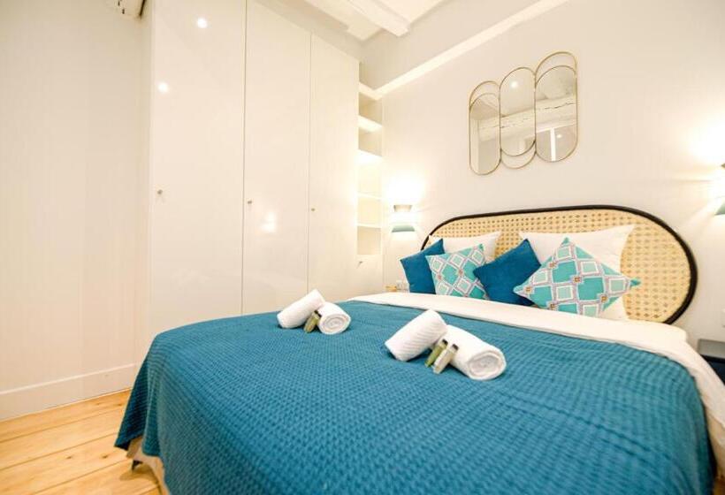 آپارتمان لوکس 1 خوابه, Kaza Bella   Haut Marais Modern Flat With Small Pool