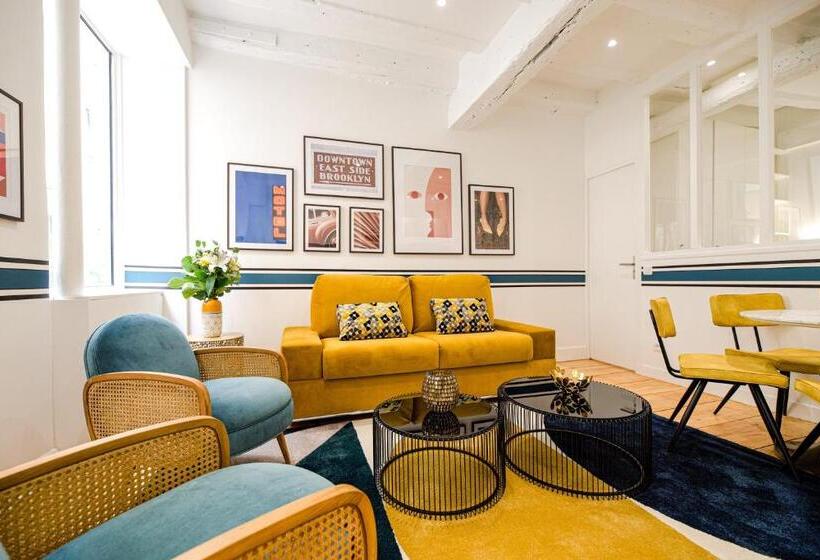 آپارتمان لوکس 1 خوابه, Kaza Bella   Haut Marais Modern Flat With Small Pool