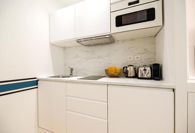 آپارتمان لوکس 1 خوابه, Kaza Bella   Haut Marais Modern Flat With Small Pool