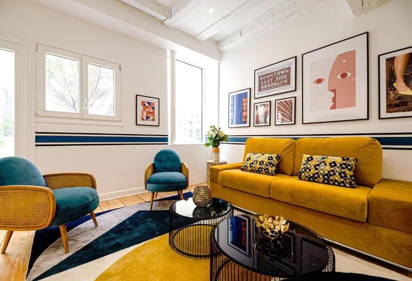 آپارتمان لوکس 1 خوابه, Kaza Bella   Haut Marais Modern Flat With Small Pool