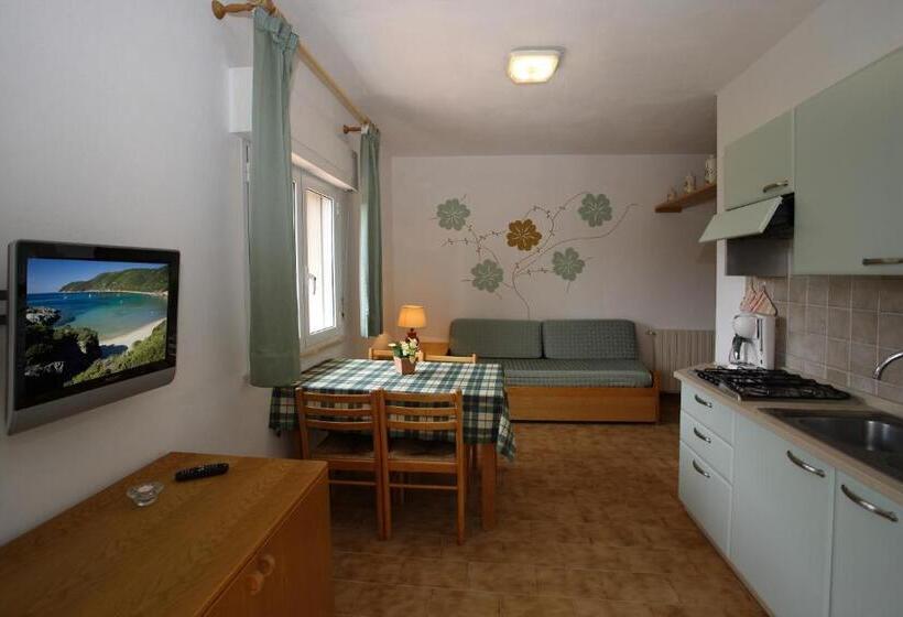 带1个卧室的带海景的公寓, Appartamenti Tallinucci