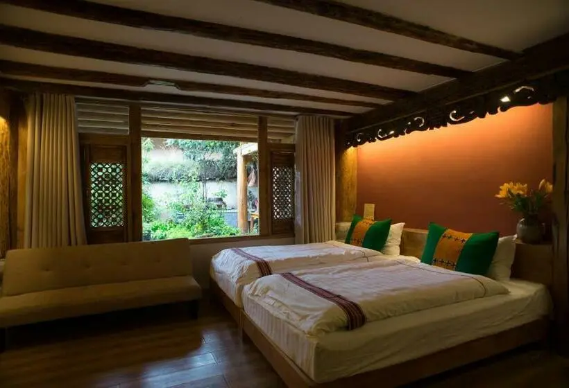 デラックスルーム, Courtyard Shangri La 藏舍小院