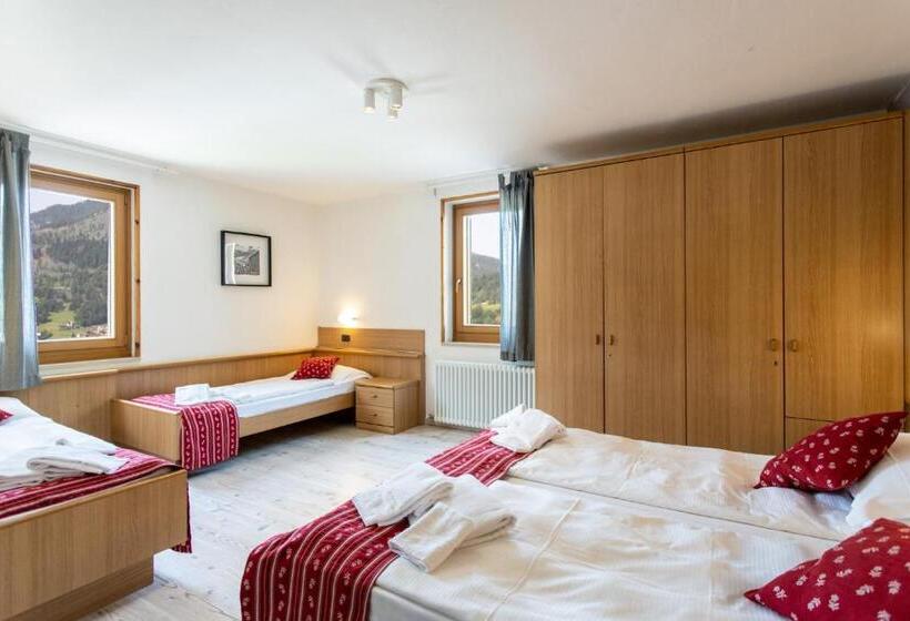 חדר סטנדרט לארבעה, Ciasa Alpina Relax