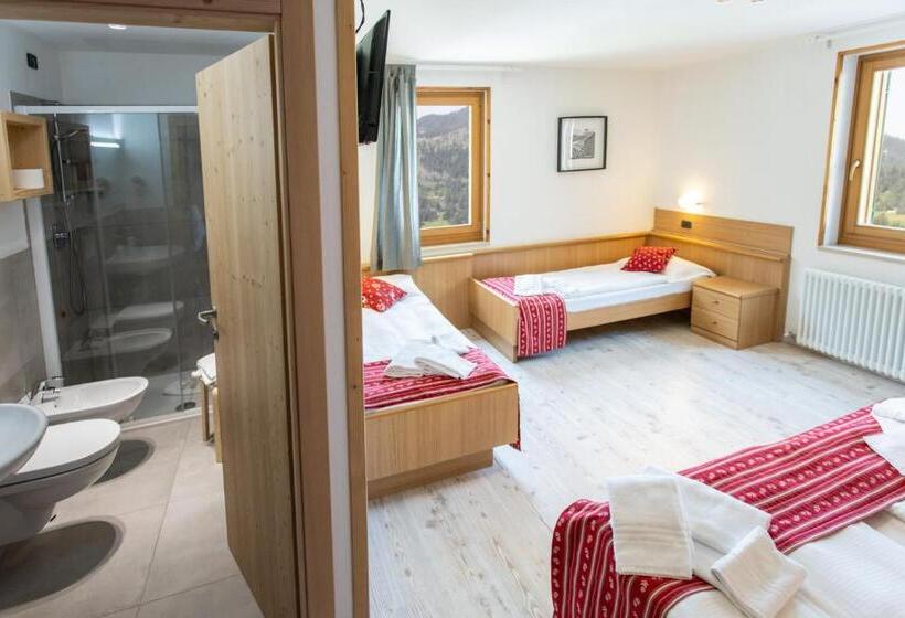 اتاق استاندارد چهار تخته, Ciasa Alpina Relax