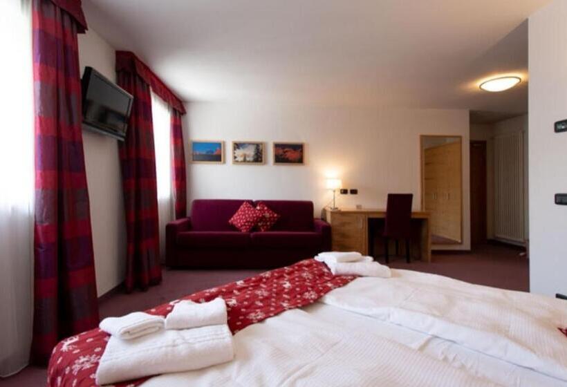 اتاق سوپریور چهار تخته, Ciasa Alpina Relax