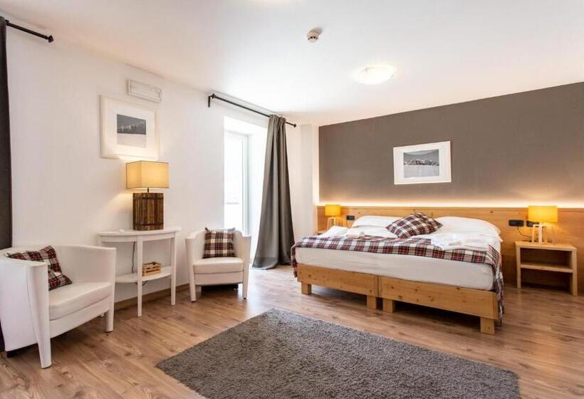 غرفة بريميوم رباعية, Ciasa Alpina Relax