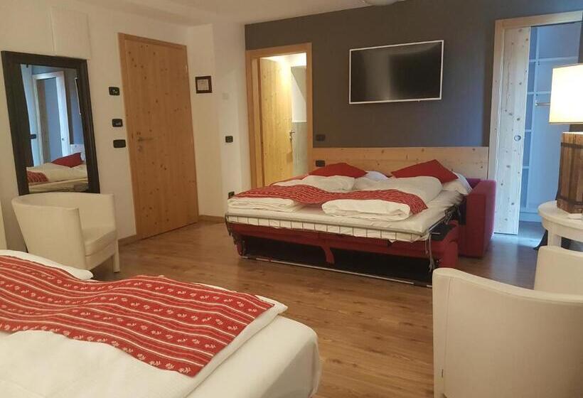 חדר פרמיום לארבעה, Ciasa Alpina Relax