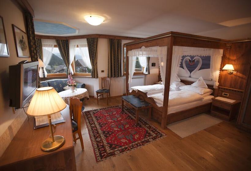 غرفة ديلوكس مطلة على الجبل, Garni Concordia Dolomites Home