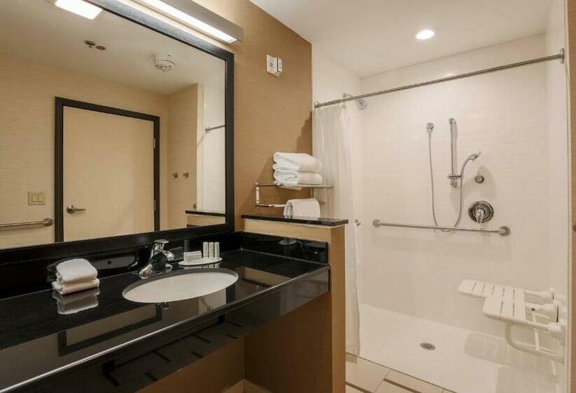 带大床的标准间, Fairfield Inn & Suites By Marriott Cuero