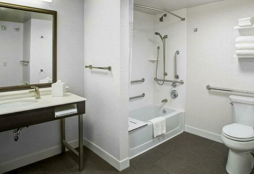 غرفة قياسية سرير كينج لذوى الإحتياجات الخاصة, Hampton Inn & Suites Pittsburg Kansas Crossing