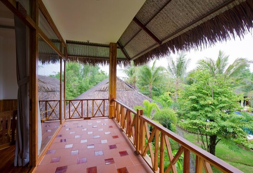 اتاق لوکس با چشم‌انداز باغ, Phu Quoc Dragon Resort & Spa
