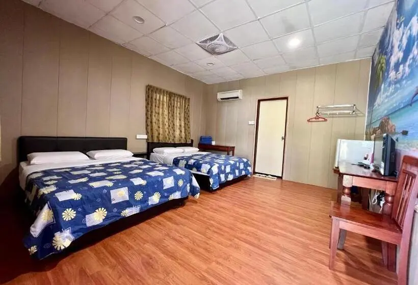 اتاق خانوادگی با چشم‌انداز باغ, Juara Beach Resort