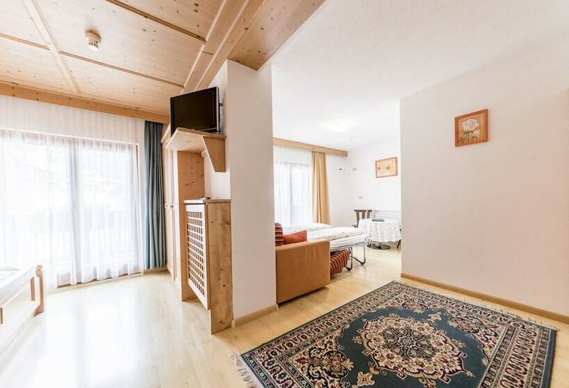 スタンダード４人部屋, Garni Hotel Residence Diamant