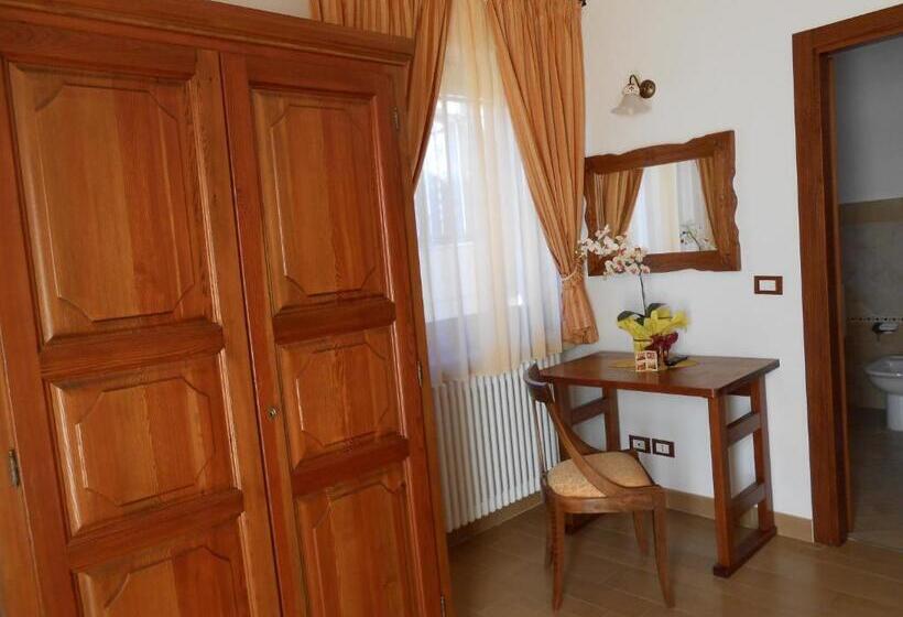 חדר סטנדרט עם מרפסת, Affittacamere Les Noyers