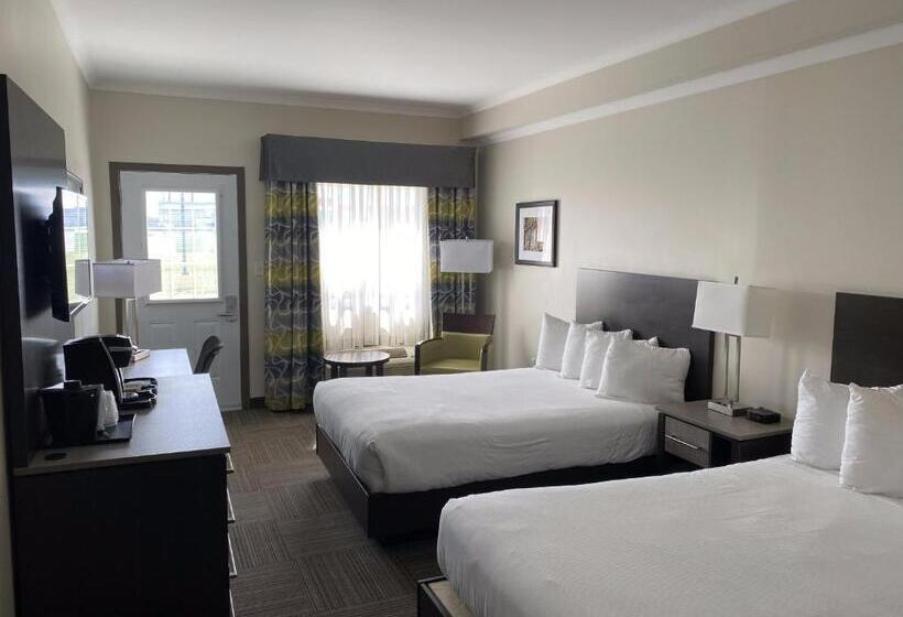 חדר סטנדרט שתי מיטות זוגיות, Crossroads Inn & Suites