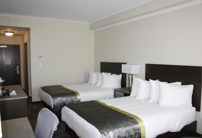 חדר סטנדרט שתי מיטות זוגיות, Crossroads Inn & Suites