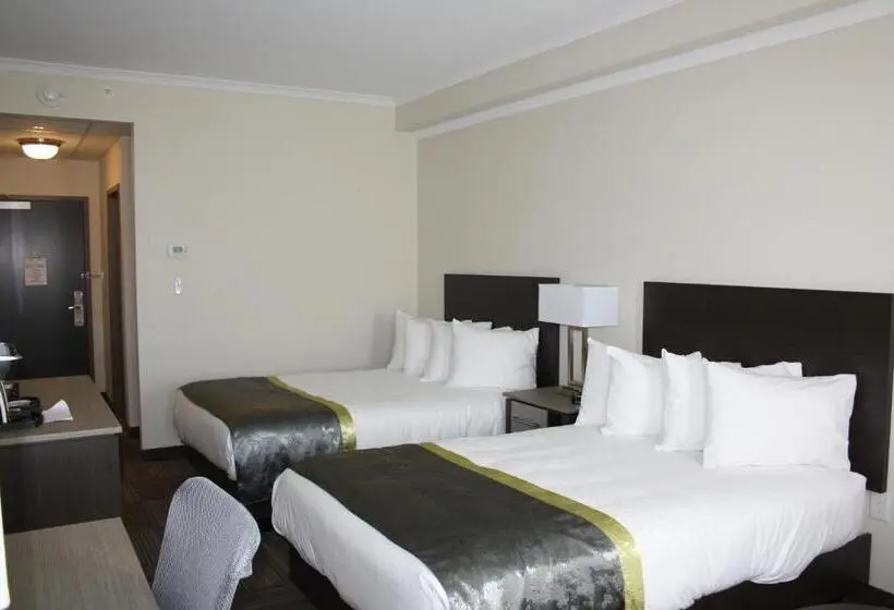 ２ダブルベッドのスタンダードルーム, Crossroads Inn & Suites