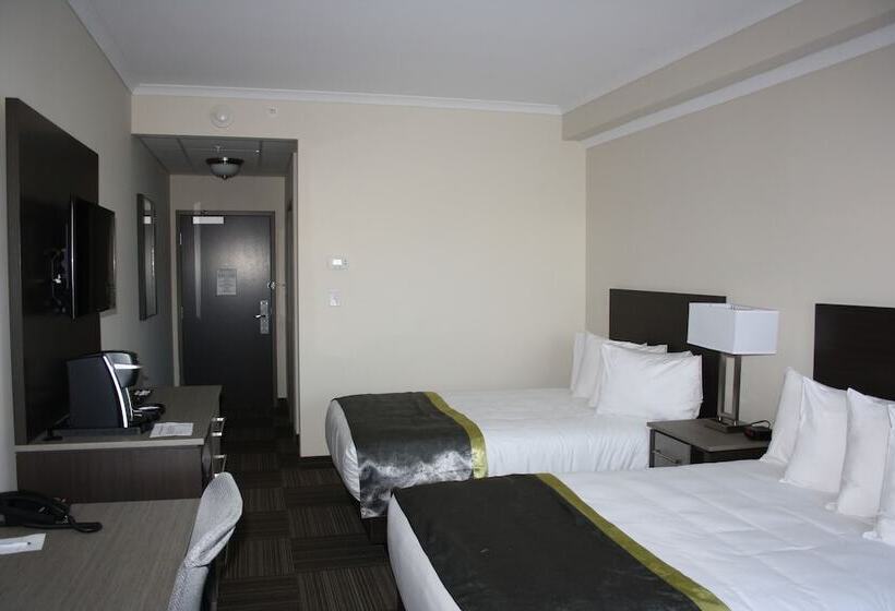 חדר סטנדרט שתי מיטות זוגיות, Crossroads Inn & Suites