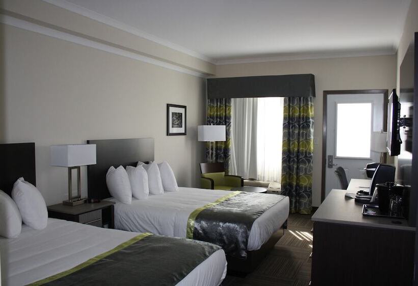 חדר סטנדרט שתי מיטות זוגיות, Crossroads Inn & Suites