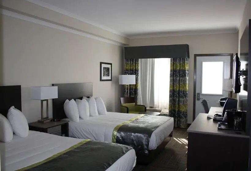 ２ダブルベッドのスタンダードルーム, Crossroads Inn & Suites