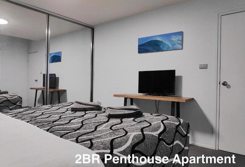 דירת פנטהאוז 2 חדרי שינה, Beachhouse Mollymook