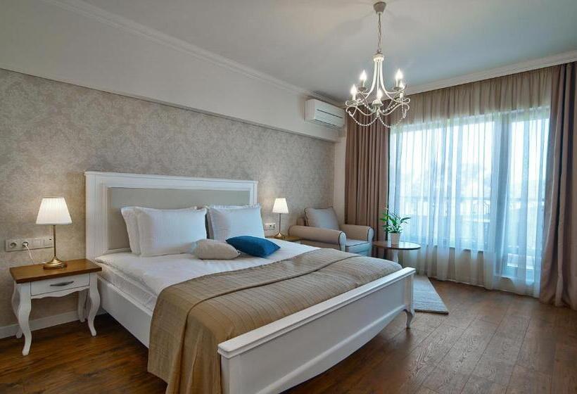 디럭스 룸 측면 바다 전망, Sunny Castle Hotel All Inclusive And Free Parking