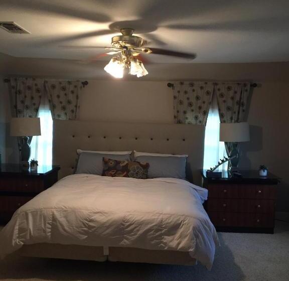 غرفة ديلوكس سرير كينج, Huffman House Bed & Breakfast