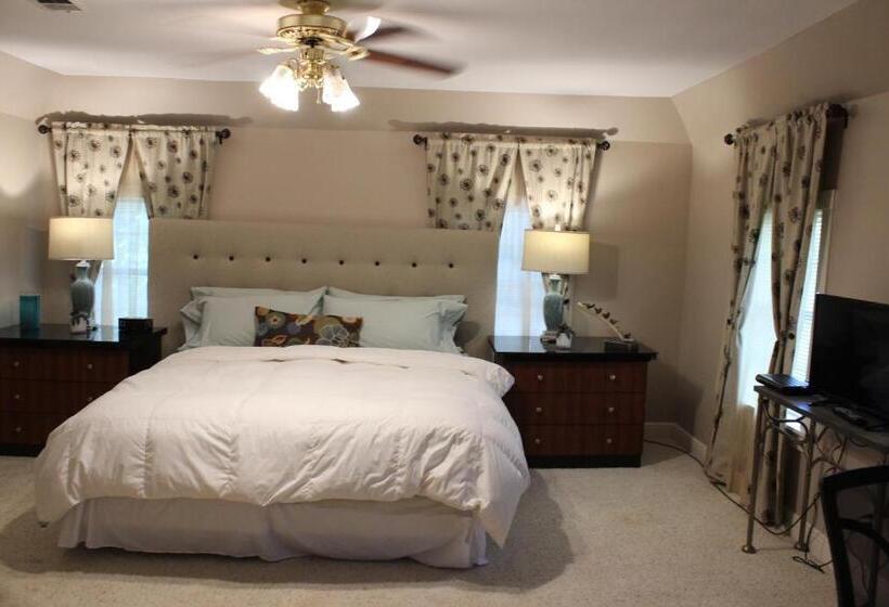 غرفة ديلوكس سرير كينج, Huffman House Bed & Breakfast