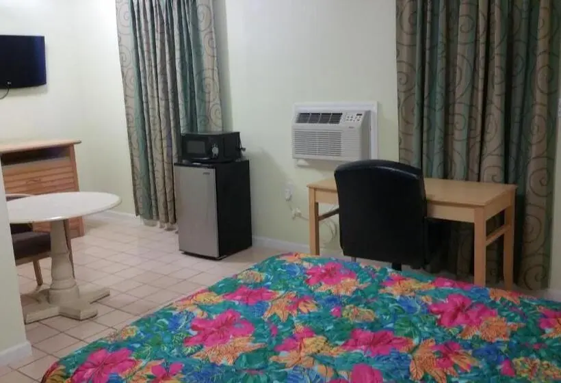 身障者適用キングサイズベッドルーム, Travelers Inn Clearwater